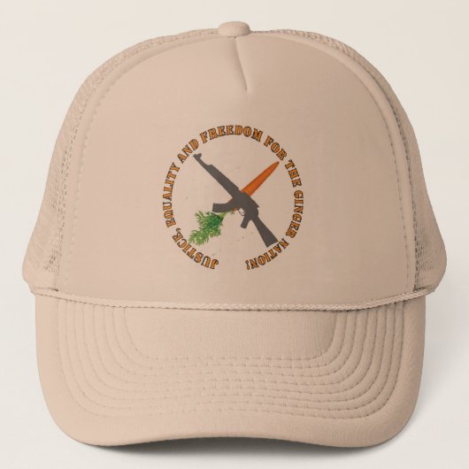 ¡ Gingerista! Truckerkappe (Vorderseite)