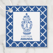 GingerJar & Bamboo | Monogramm A | Geschenkanhänger (Vorderseite)