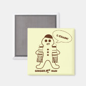 Gingerjew Man Magnet (Vorderseite/Rückseite)