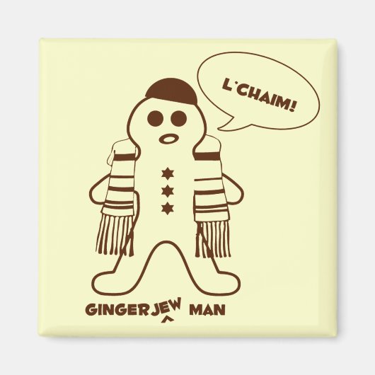 Gingerjew Man Magnet (Vorne)