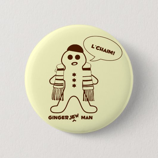 Gingerjew Mann Button (Vorderseite)