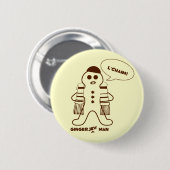 Gingerjew Mann Button (Vorne & Hinten)