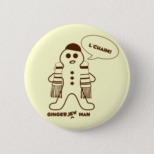 Gingerjew Mann Button