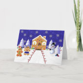 Gingerman Gruß-Karte Feiertagskarte (Vorderseite)