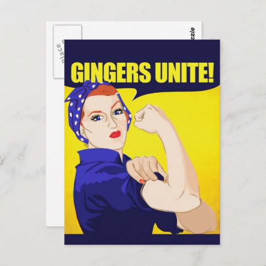 Gingern vereint postkarte (Vorne/Hinten)