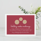 Gingernap Holiday Cookie Exchange Einladung (Stehend Vorderseite)