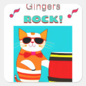 Gingers Rock! Aufkleber (Vorderseite)