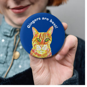 Gingers sind die besten Ingwer-Katzenrothabeln Button
