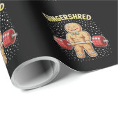 Gingershred Christmas Gingerbread Gym Bodybuilding Geschenkpapier (Rolleneckpunkt)