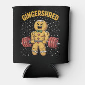 Gingershred Funny Gingerbread Man Gym Bodybuilding Dosenkühler (Vorderseite)