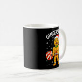 Gingershred Funny Gingerbread Man Gym Bodybuilding Kaffeetasse (VorderseiteRechts)