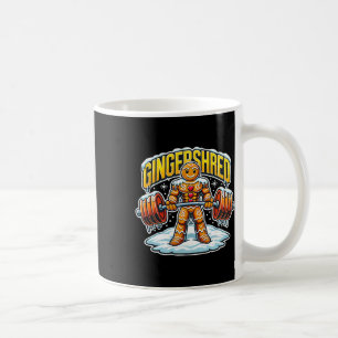 Gingershred Funny Gingerbread Man Gym Bodybuilding Kaffeetasse
