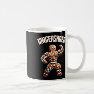 Gingershred Funny Gingerbread Man Gym Bodybuilding Kaffeetasse
