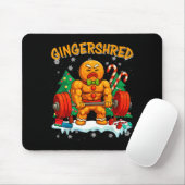 Gingershred Funny Gingerbread Man Gym Bodybuilding Mousepad (Mit Mouse)