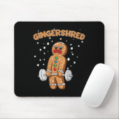 Gingershred Funny Gingerbread Man Gym Bodybuilding Mousepad (Mit Mouse)