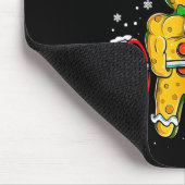 Gingershred Funny Gingerbread Man Gym Bodybuilding Mousepad (Ecke)