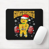 Gingershred Funny Gingerbread Man Gym Bodybuilding Mousepad (Mit Mouse)