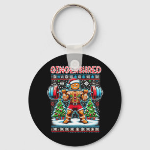 Gingershred Funny Gingerbread Man Gym Bodybuilding Schlüsselanhänger