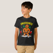 Gingershred Funny Gingerbread Man Gym Bodybuilding T-Shirt (Vorne ganz)