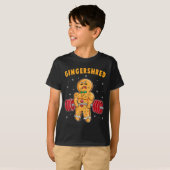Gingershred Funny Gingerbread Man Gym Bodybuilding T-Shirt (Vorne ganz)