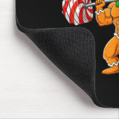 Gingershred Funny Men Gym Bodybuilding Gingerbread Mousepad (Ecke)