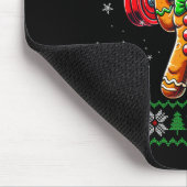 Gingershred Gym Christmas Ugly Sweater Gingerbread Mousepad (Ecke)