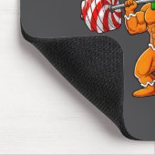 Gingershred Lustiger Gingerbread Mann Gym Bodybuil Mousepad (Ecke)