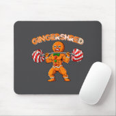 Gingershred Lustiger Gingerbread Mann Gym Bodybuil Mousepad (Mit Mouse)