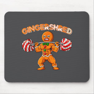 Gingershred Lustiger Gingerbread Mann Gym Bodybuil Mousepad