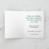 GingerVille WeihnachtsVolkskunst Grüße oder Feiertagskarte (Innenseite)