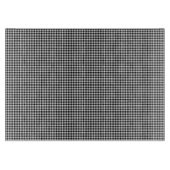 Gingham-11x8 GLASS-SCHNITTSTELLE Schneidebrett (Vorderseite)