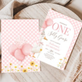 Gingham Albern Goose Birthday Party Einladung