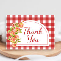 Gingham Apple of Our Eye Baby Shower