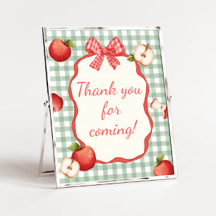 Gingham Apple von unserem Auge Vielen Dank für Ihr Poster
