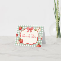 Gingham Apple von unserer Eye Baby Dusche