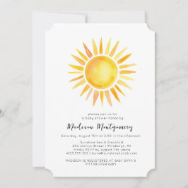 Gingham Baby Shower Einladung