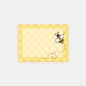 Gingham Bee Kitchen School Post It Notes Geschenk Post-it Klebezettel (Vorderseite)