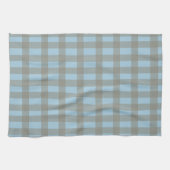 Gingham Blau  Geschirrtuch (Horizontal)
