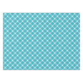 Gingham Ble und White Tischdecke (Vorderseite (Horizontal))
