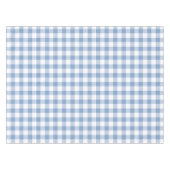 Gingham Blue Summer Picnic Kariert Tablecloth Tischdecke (Vorderseite (Horizontal))