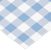 Gingham Blue Summer Picnic Kariert Tablecloth Tischdecke (Schrägansicht)