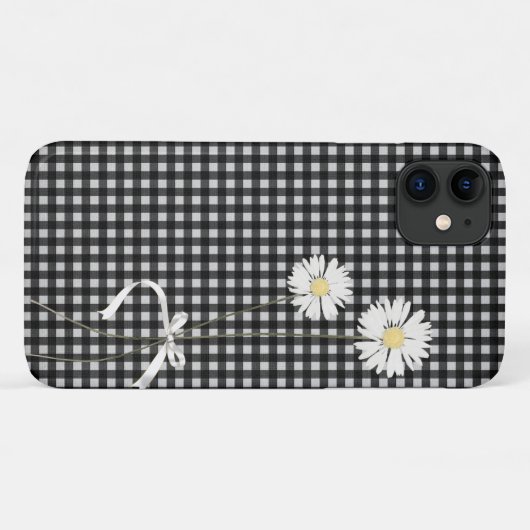 Gingham-Bouquet Case-Mate iPhone Hülle (Rückseite (Horizontal))