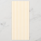 Gingham Bow Wedding Place Setting Thank You Card Programm (Rückseite)