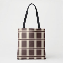 Gingham | Braun & Beige Tasche