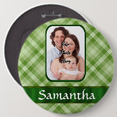 Gingham Button (Vorne & Hinten)