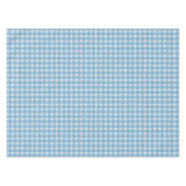 Gingham Charm Blue Tischdecke (Vorderseite (Horizontal))