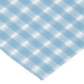 Gingham Charm Blue Tischdecke (Schrägansicht)