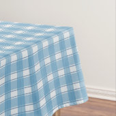 Gingham Charm Blue Tischdecke (Beispiel)