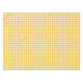 Gingham Charm Yellow Tischdecke (Vorderseite (Horizontal))