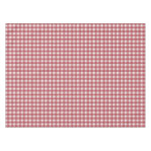 Gingham Charme Rot Tischdecke (Vorderseite (Horizontal))